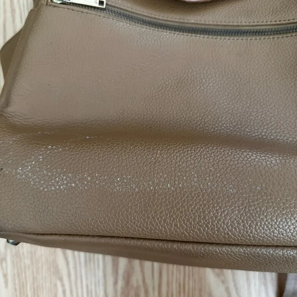 Freshly Picked Aspen Tan Vegan Leather Diaper Bag Backpack